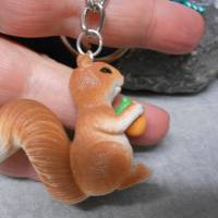 3 D Eichhörnchen Schlüsselanhänger Glücksbringer Bild 4