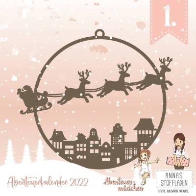 "Weihnachtskranz" Plotterdateien Laserdateien