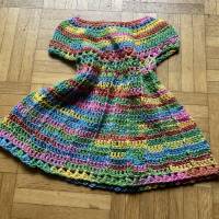 Kinderkleid, Handmade gehäkelt, Kleid, Bild 1