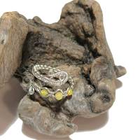 925er Silber Opal Ring handgemacht im Spiralring wirework Daumenring Bild 4