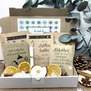 Weihnachtsgeschenk personalisiert, Advent in der Box, Weihnachtsgeschenk für Frauen, Adventsgeschenk für Frauen personal Bild 2