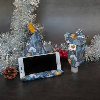 Handykissen / Sitzsack WINTERWALD  - Smartphonestütze Weihnachten, Handyhalterung, Kirschkernfüllung | RÄUBERKIND Bild 7