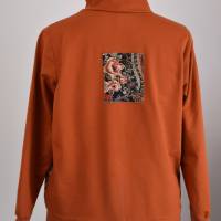 Damen Sweatshirt in Terrakotta Farbe Bild 3