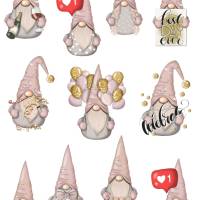 Sticker Sheet, Birthday Gnomes, Aufkleber Planner Stickers, Scrapbook Stickers Bild 2