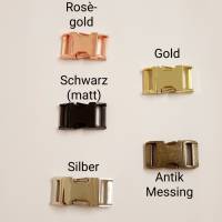 Halsband geflochten aus Paracord, Paracordhalsband, Hundehalsband, in Wunschfarben, für mittlere bis große Hunde Bild 9