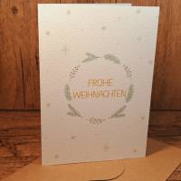 Skandinavisches Weihnachtskarten Set, Grußkarten Weihnachten minimalistisches Design, Geschenkkarten Nikolaus Bild 2