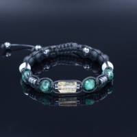 Herren Armband aus Edelsteinen Smaragd Citrin Jade Onyx und Hämatit, Geschenk für Mann, LIMITED EDITION Bild 1