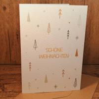 Skandinavisches Weihnachtskarten Set, Grußkarten Weihnachten minimalistisches Design, Geschenkkarten Nikolaus Bild 2
