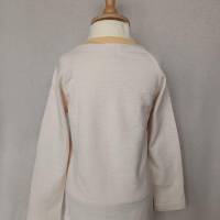 Naturfarbenes Langarmshirt aus 100% Bio-Baumwolle in Gr. 116 Bild 4