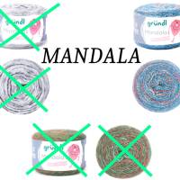 50,00 € / 1 kg Gründl ’Mandala’ Wolle Garn mit Baumwolle zum Stricken und Häkeln mit Glitzereffekt z.B. für Tücher Bild 1