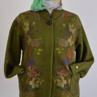 Damen Hüllen Jacke | Florale Print | Bild 1