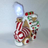 Candy-Weihnachtszug mit Beleuchtung Eisenbahn Zug Lokomotive  Deko Weihnachten Adventskalender Bild 8