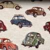 Rest 0,82m Gobelin Stoff VW Käfer Dekoration Vorhänge Kissen Taschen Kult Käfer made in EU Bild 2