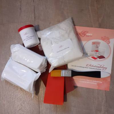 Gipsabdruck vom Babybauch glätten mit Veredelungsset 8tlg. Set