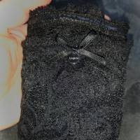 Oberschenkelband aus Spitze in schwarz Bild 3