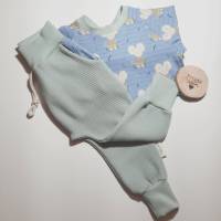 Babykleidung,  Kinderkleidung, Babyset 2-teilig, Pumphose, Sweatshirt, Größe 86 Bild 8