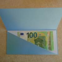 Gutschein Weihnachtsverpackung Geldgeschenk  Weihnachten Konzertkarte Blau Verpackung  schneeflocken Eiskristall Bild 3