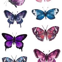 2x Sticker Sheets, Schmetterlinge, Aufkleber Planner Stickers, Scrapbook Stickers Bild 2