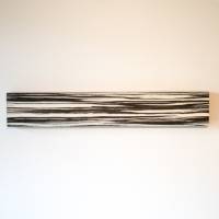 Moderne Messerleiste - magnetisch - aus schwarz-weißem Echtholz Bild 4