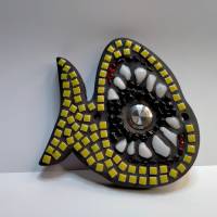 Klingelplatte Hai - Mosaik *handgefertigt* ohne Taster / Klingelknopf Bild 8