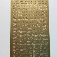 Sticker gold und Silber, Schriftzug Für Dich, selbstklebend, Gestalten von Karten und Geschenken Bild 2