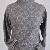 Damen Feinstrick Pullover Jersy | Steingrau | Bild 1