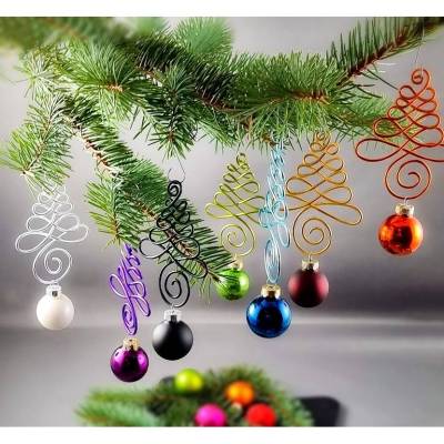 3er Set Christbaumschmuck, Farbauswahl