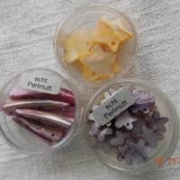 3 Döschen mit Permutt-Perlen zur Schmuckherstellung,Perlmuttperlen-Set, Bild 1
