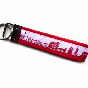 Schlüsselanhänger Nürnberg rot/weiß oder schwarz /weiß Geschenk Umzug neue Wohnung Bild 2