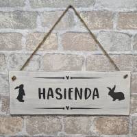 Holzschild "Hasienda" Bild 1