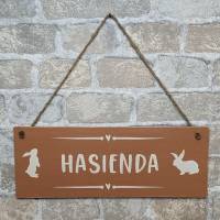 Holzschild "Hasienda" Bild 4