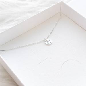 Pusteblume Kette, Pusteblume Halskette Silber 925, Weihnachten Geschenk Mädchen, mit Geschenkbox Bild 4