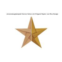 Origami Papier Kraftpapier gold 15 x 15 cm Bild 5