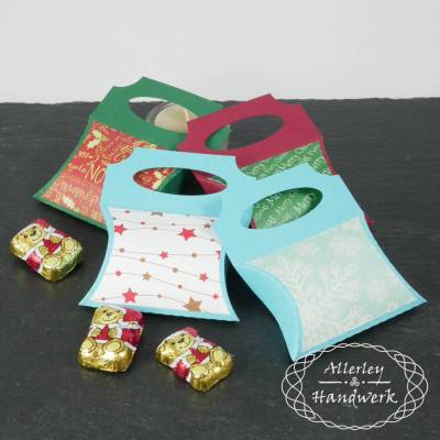 Kissenbox mit Henkel "Isa" ● 9,5 x 8 cm ● Weihnachten