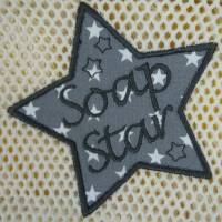 "Soap Star" Seifenbeutel  mit Maschinen-Stickerei - Perfekt für Einkauf und Aufbewahrung Bild 2