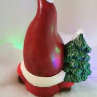 Keramikwichtel mit roter Zipfelmütze Bild 2