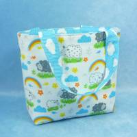 Kindertasche mit Schafen und Wolken | Kindergartentasche | Kita Tasche | Stofftasche | Osterkorb Bild 2
