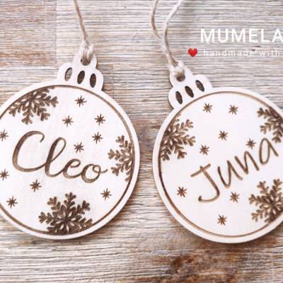 Personalisierte Weihnachtskugel