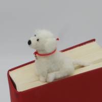 Lesezeichen Malteser - bewacht das Buch seiner Besitzer, witziges Lesezeichen für Hundefreunde Bild 5