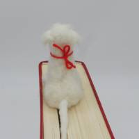Lesezeichen Malteser - bewacht das Buch seiner Besitzer, witziges Lesezeichen für Hundefreunde Bild 6