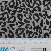Alpenfleece Kuschel Sweat Leopardenmuster grau  (1m/14,-€) Bild 3