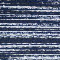 14,00 Euro/m Jersey unregelmäßige Stzreifen, blau/weiß Bild 1
