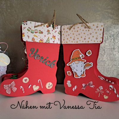 Nikolausstiefel | 3D Papierdatei