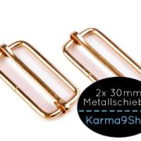 2 Metallschieber 30mm #2 rosé Bild 1