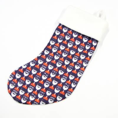 Großer Nikolausstiefel Nikolaussocke Nikolausstrumpf handgefertigt Nikolausgesicht Mütze personalisierbar Namen