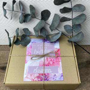 Geburtstagsgeschenk personalisiert, Geburtstagsbox personalisiert, Geschenk für Frauen, Geschenk für Freundin, Geschenk Bild 3