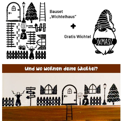 Wichtelhaus | Wandtattoo
