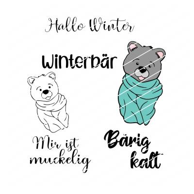 Plotterdatei Bär svg