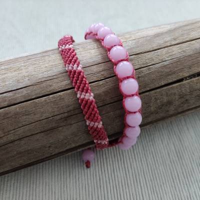 Makramee Armband 2in1