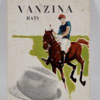 Vintage Vanzina Hats Polo Werbetafel Bild 1
